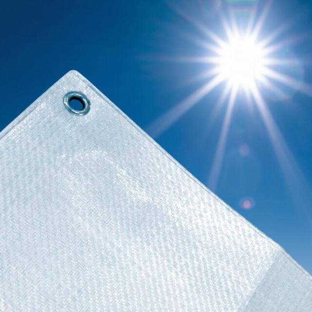 TRUSCO 遮熱UVシート 5年耐候 5.4×7.2m 【直送品】 返品・キャンセル・他商品と同時購入は不可