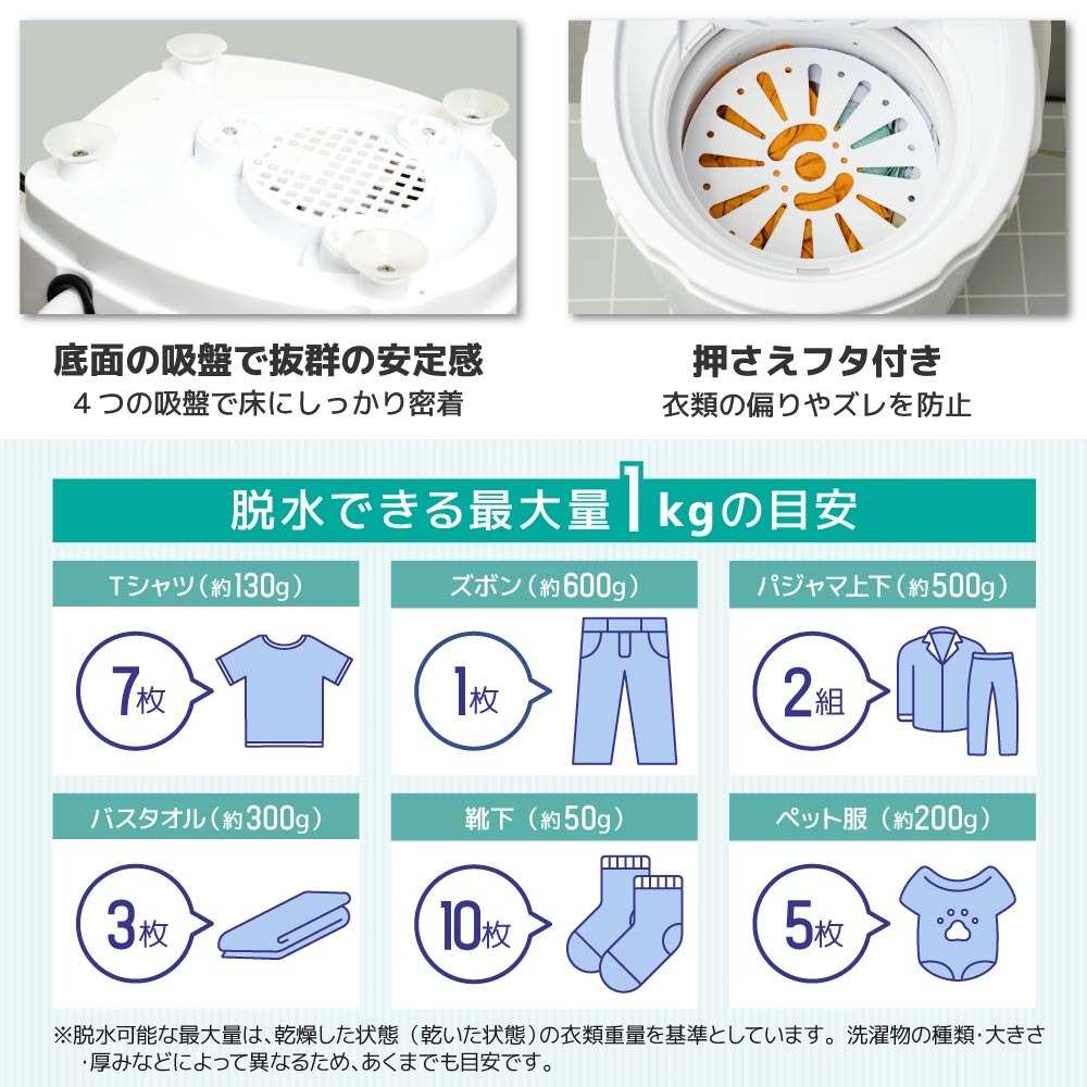 部屋干しアシスト脱水機「乾燥機いら~ず」 DSGM25SWH メーカー直送▼返品・キャンセル不可【他商品との同時購入不可】