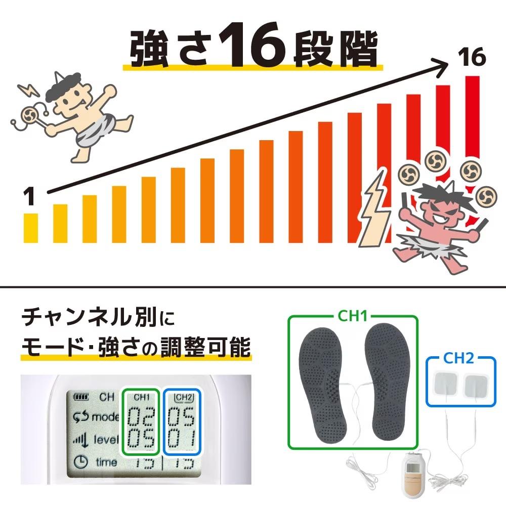 足裏EMS「アシピリ」 ASPR25ABK メーカー直送▼返品・キャンセル不可【他商品との同時購入不可】