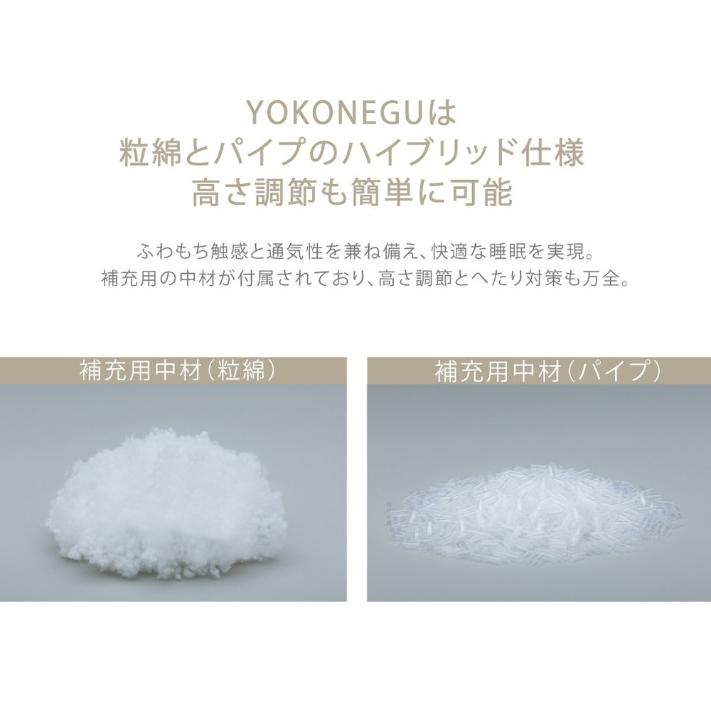 枕 横向き寝 ヨコネグ YOKONEGU メーカー直送 ▼返品・キャンセル不可【他商品との同時購入不可】