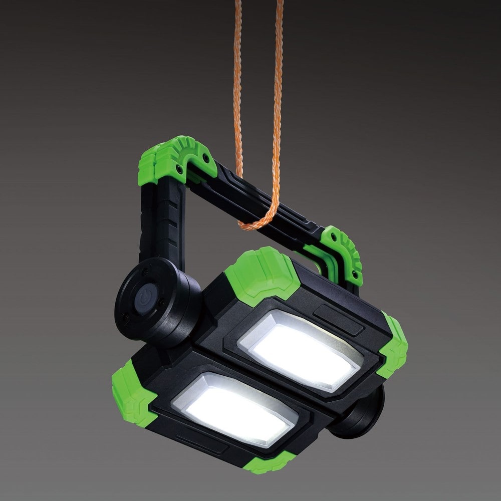 エルパ ELPA LED両面ポータブルライト ライトが360°回転 広範囲を照らす DOP-WL30