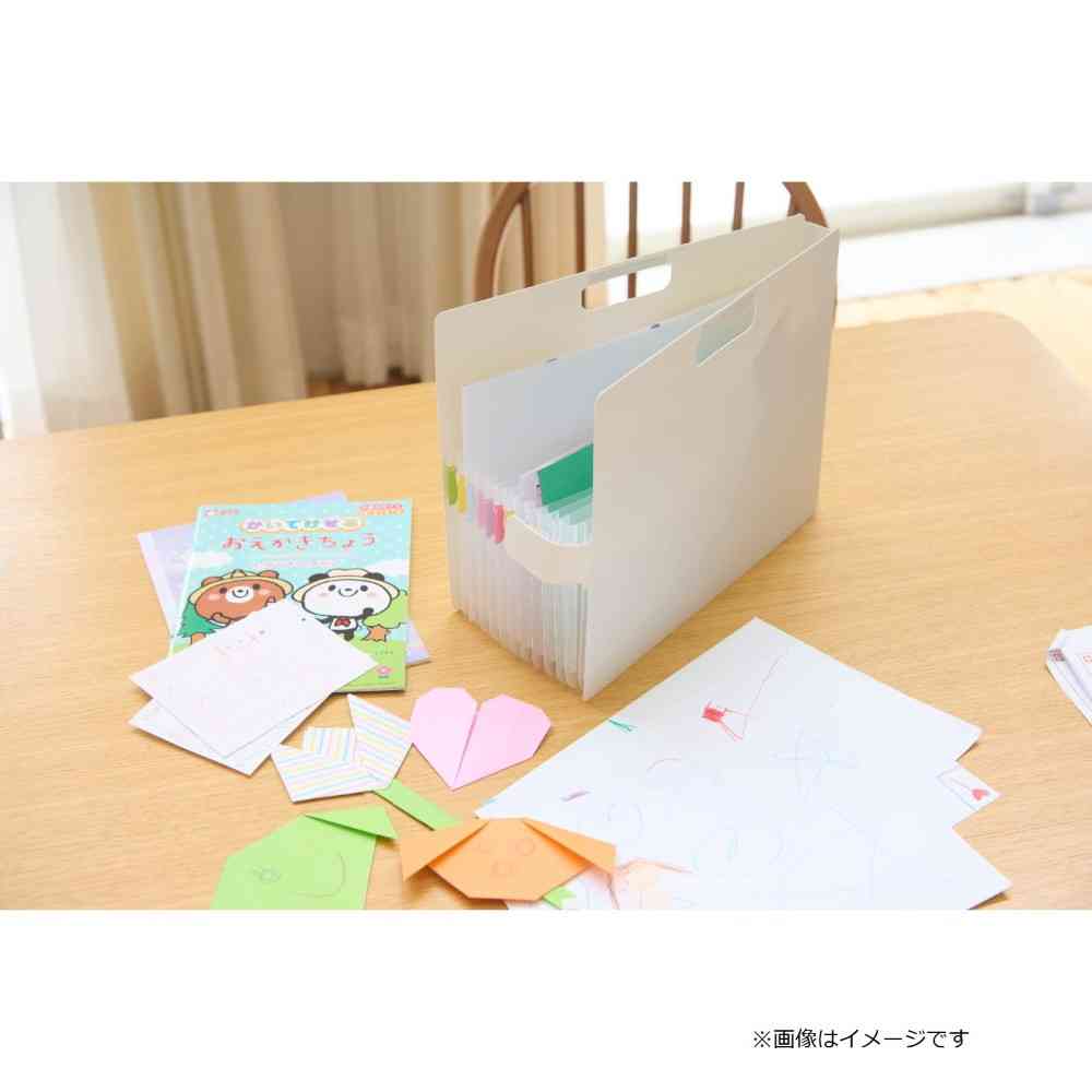 サクラクレパス こまごまファイル ホワイト A4サイズ ホワイト