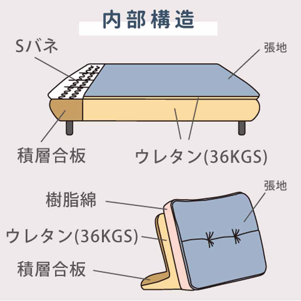ソファ Isra 3P+背x2 BL、GY/BL 設置付 メーカー直送▼返品・キャンセル不可【他商品との同時購入不可】