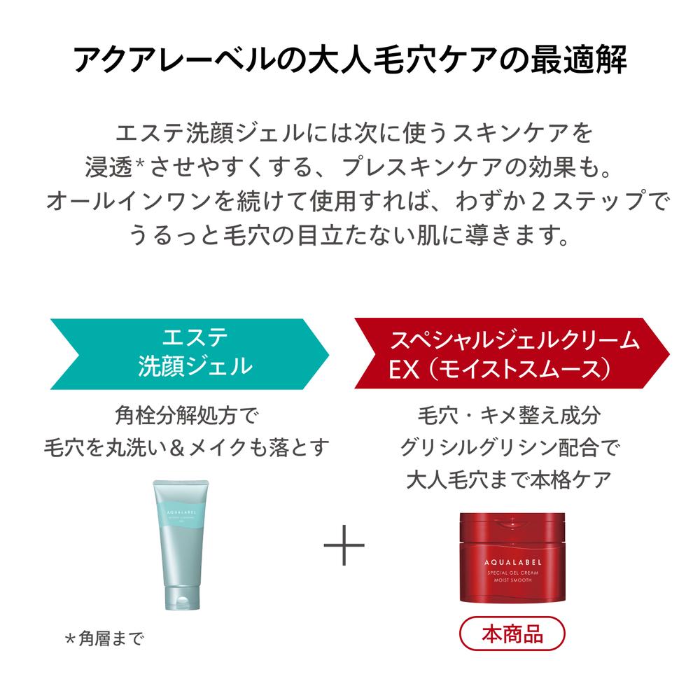 資生堂 アクアレーベル スペシャルジェルクリーム EX モイストスムース 90g