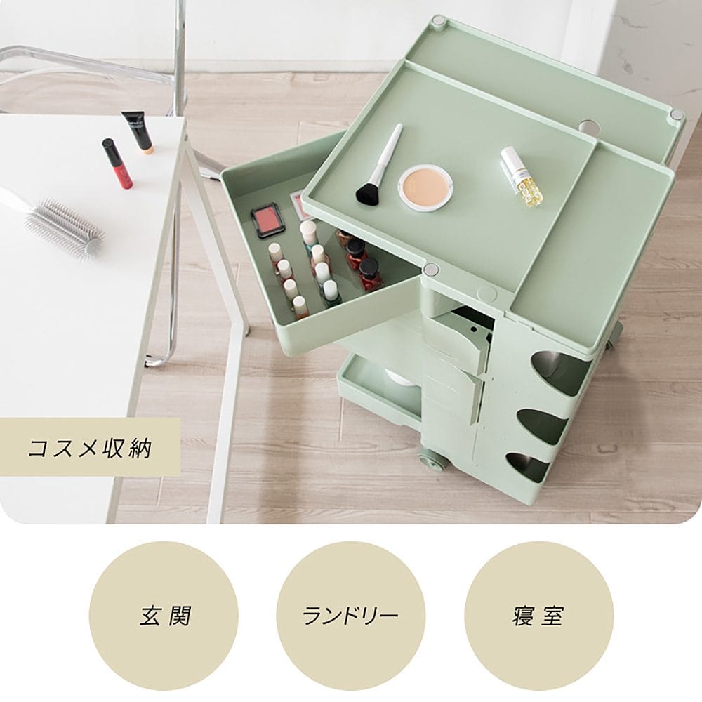 マルチワゴン プルーナ WG-H003 ネイビー 【直送品】 返品・キャンセル・他商品と同時購入は不可