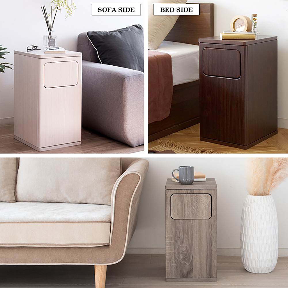 プッシュダストボックス エンプロー DB-480R グレージュ メーカー直送 ▼返品・キャンセル不可【他商品との同時購入不可】