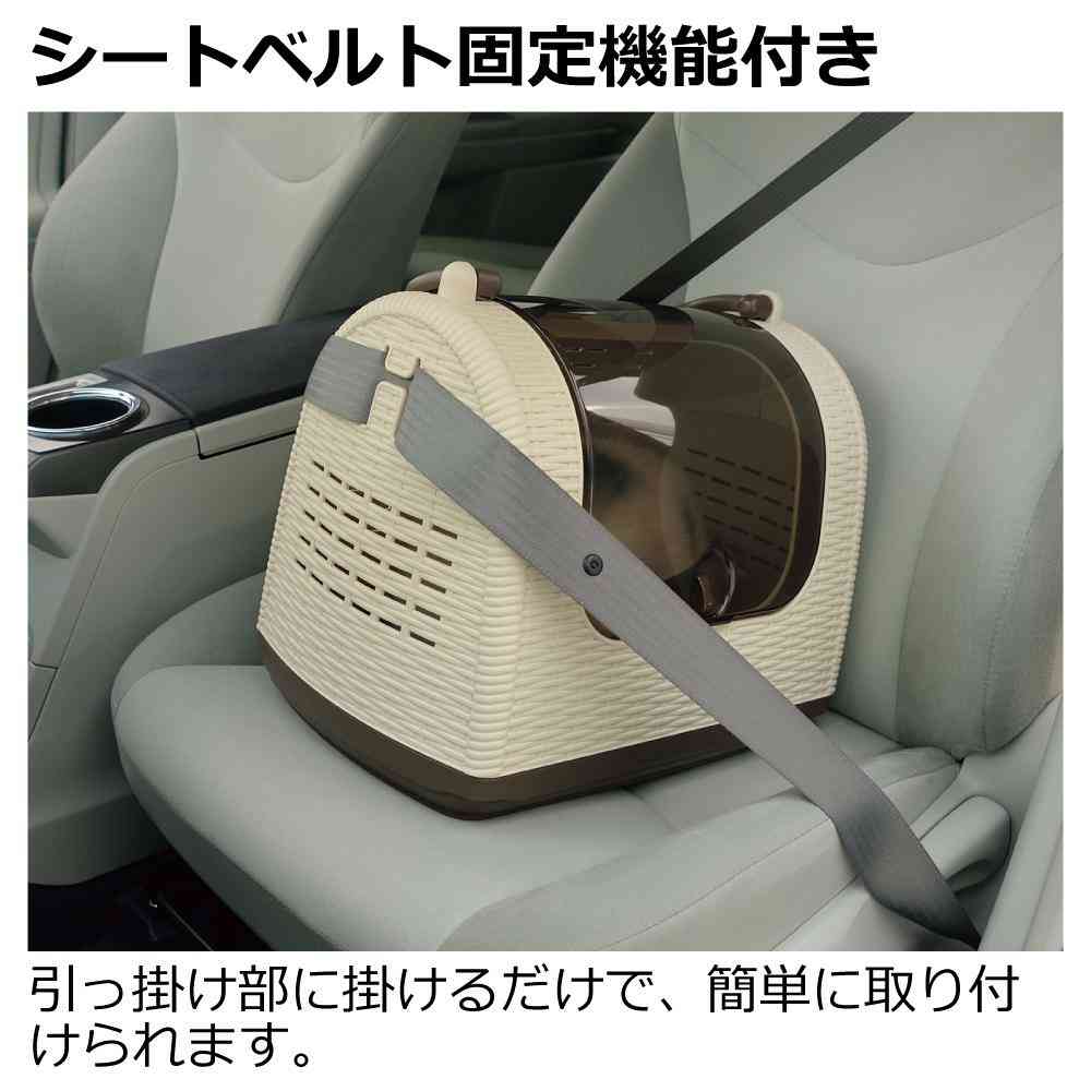 ラタンキャリー ブラウン メーカー直送▼返品・キャンセル不可【他商品との同時購入不可】