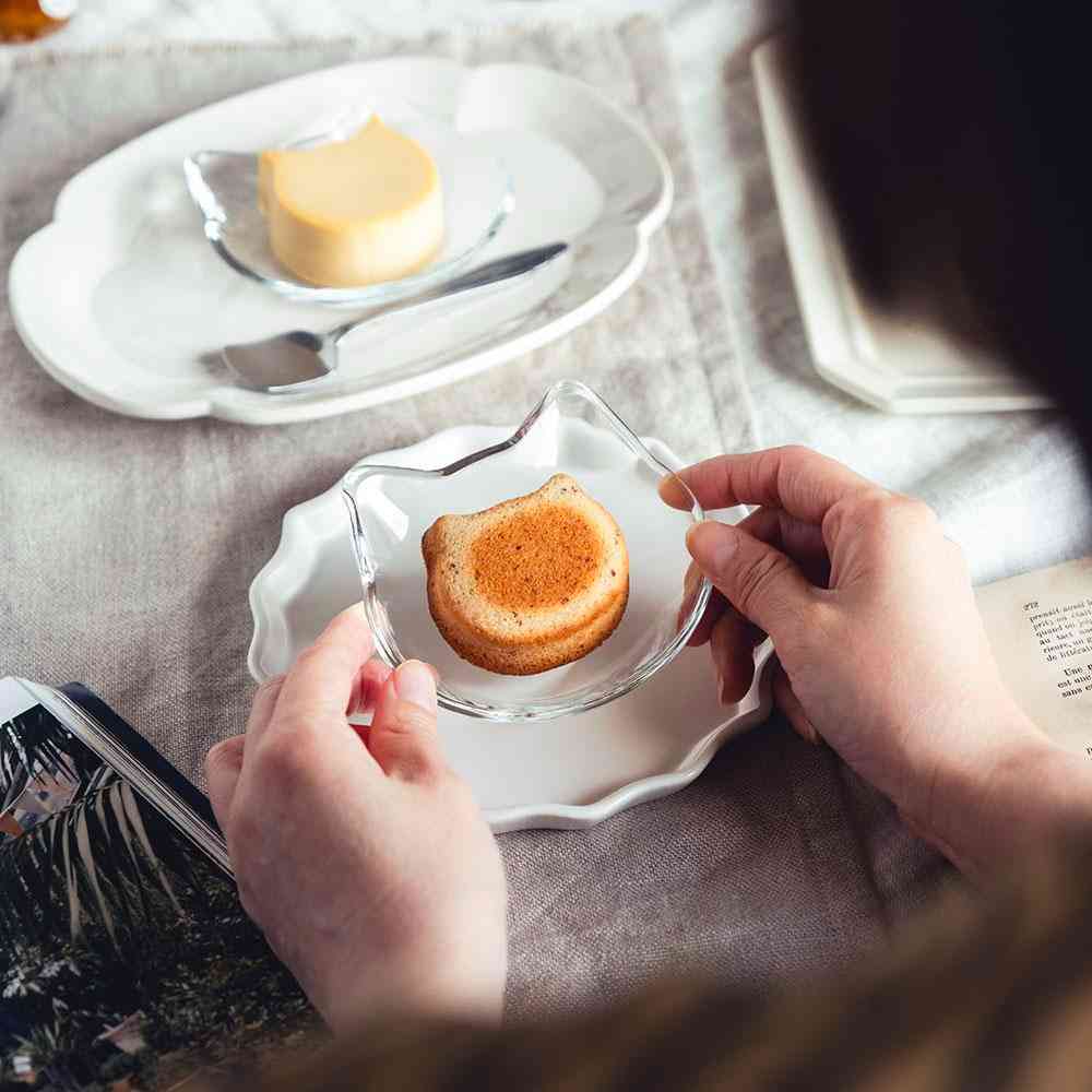 アデリア 豆皿 猫 1個