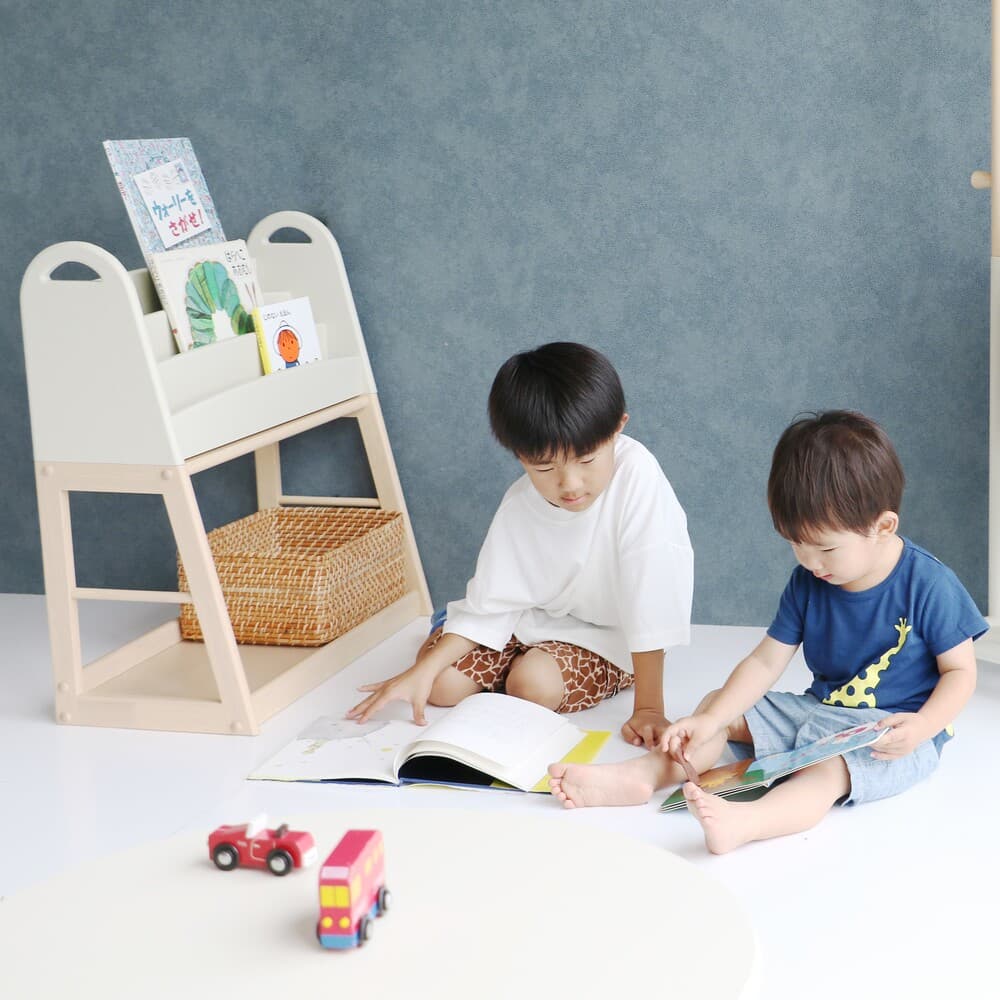 絵本棚 キッズピクチャーブックラック ILR-3684IV メーカー直送 ▼返品・キャンセル不可【他商品との同時購入不可】