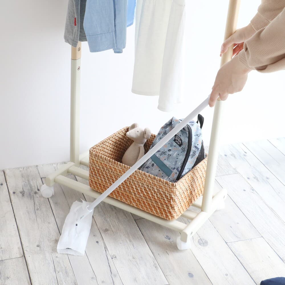 洋服掛け キッズハンガーラック ミル ILH-3685IV メーカー直送 ▼返品・キャンセル不可【他商品との同時購入不可】