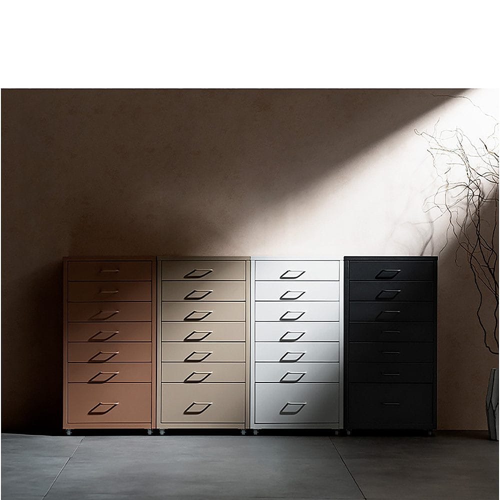 ドロワーキャビネット ムーン DCB-7S ホワイト メーカー直送 ▼返品・キャンセル不可【他商品との同時購入不可】