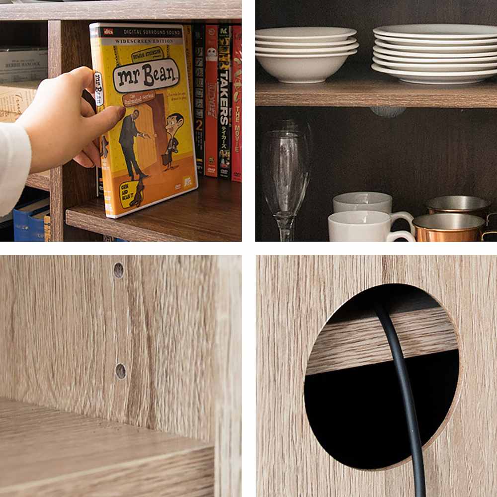 キャビネットテレビ台 アルティオ TV-801 ホワイトホワイト メーカー直送 ▼返品・キャンセル不可【他商品との同時購入不可】