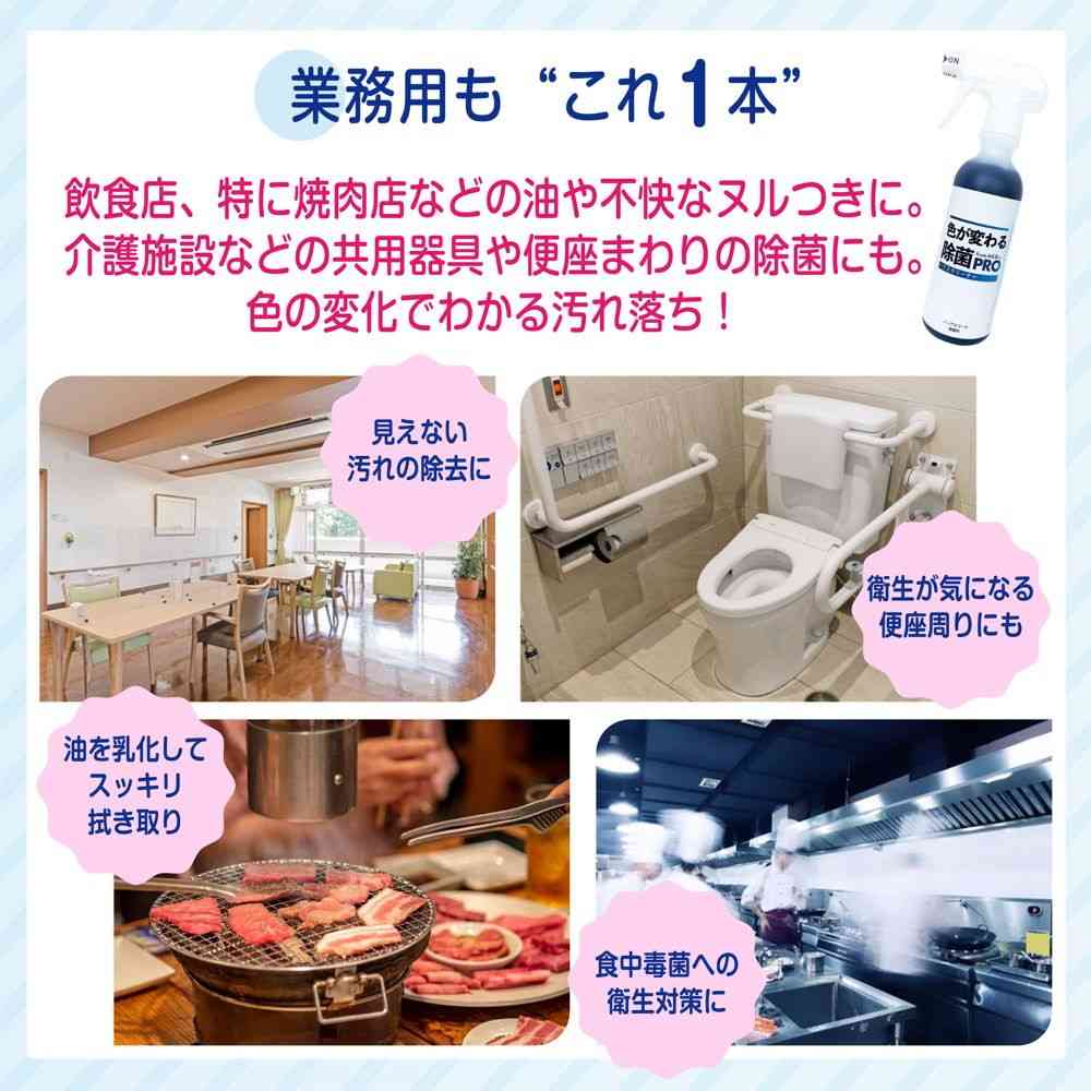 虎変堂 色が変わる除菌PRO スプレー 300ml