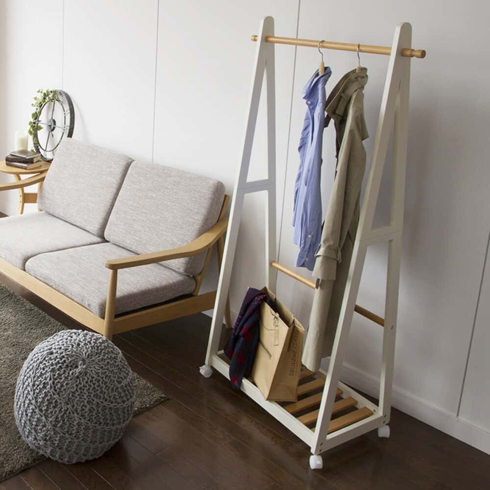 洋服掛け ツートンハンガー H-3200NAWH メーカー直送 ▼返品・キャンセル不可【他商品との同時購入不可】