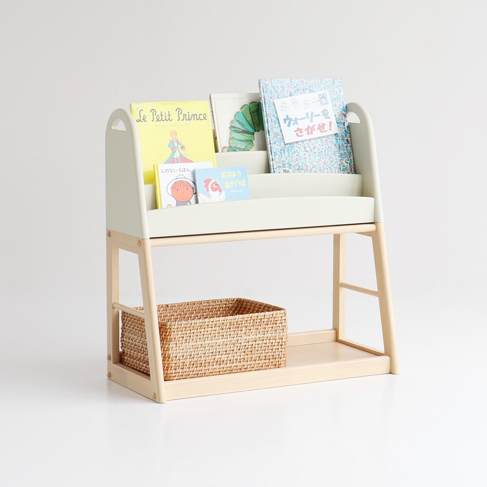 絵本棚 キッズピクチャーブックラック ILR-3684IV メーカー直送 ▼返品・キャンセル不可【他商品との同時購入不可】