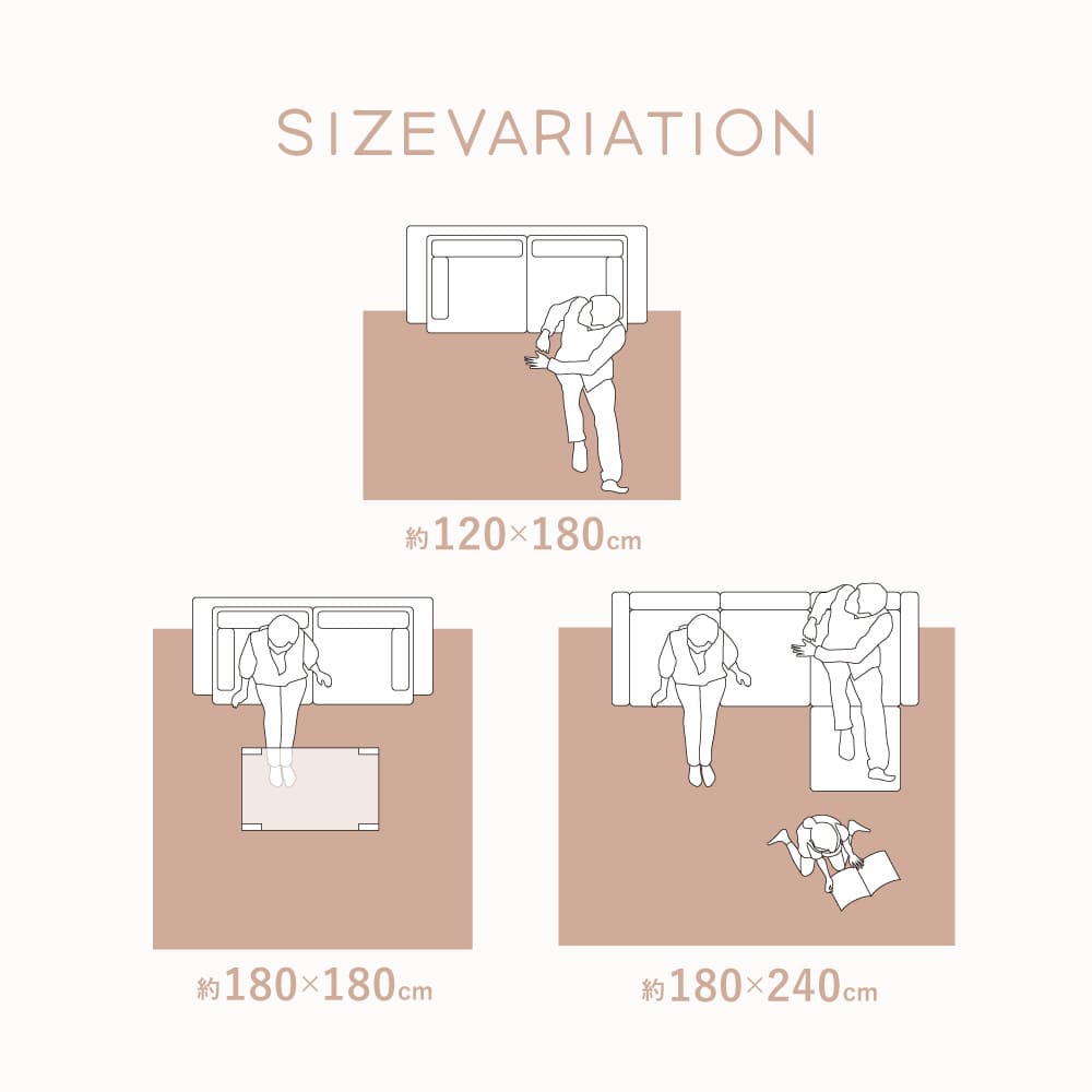 ポコポコシャギーラグ メルア IV 180x240 メーカー直送 ▼返品・キャンセル不可【他商品との同時購入不可】