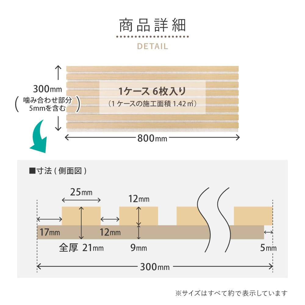 【6枚組】吸音パネル IPANELLA ベージュ・Lブラウン メーカー直送 ▼返品・キャンセル不可【他商品との同時購入不可】