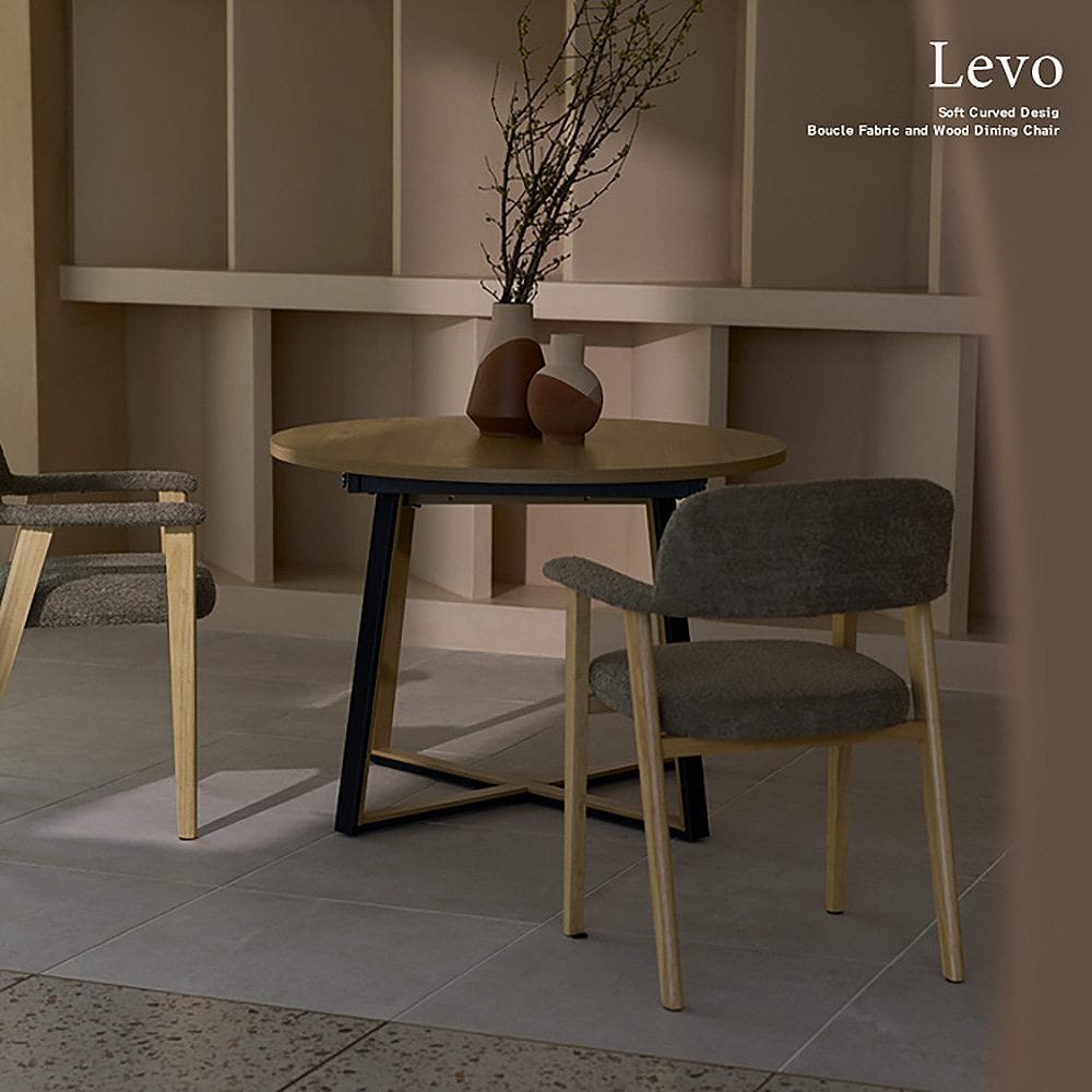 ダイニングチェア レヴォ 1脚 CH-C5979-1 グレー メーカー直送 ▼返品・キャンセル不可【他商品との同時購入不可】