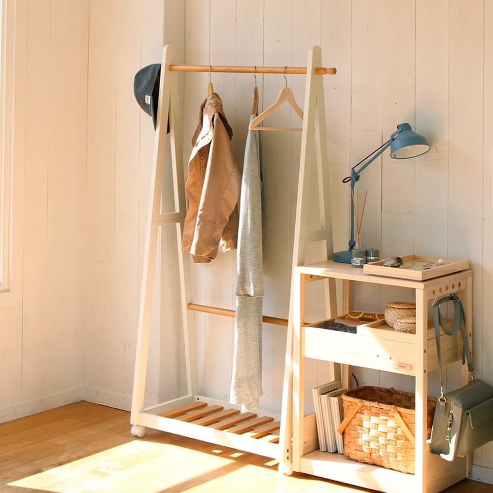 洋服掛け ツートンハンガー H-3200NAWH メーカー直送 ▼返品・キャンセル不可【他商品との同時購入不可】