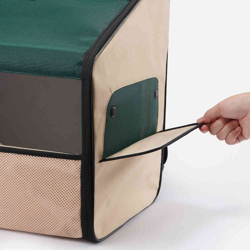 ペット用折り畳み式ハウス型トラベルリュック メーカー直送 ▼返品・キャンセル不可【他商品との同時購入不可】