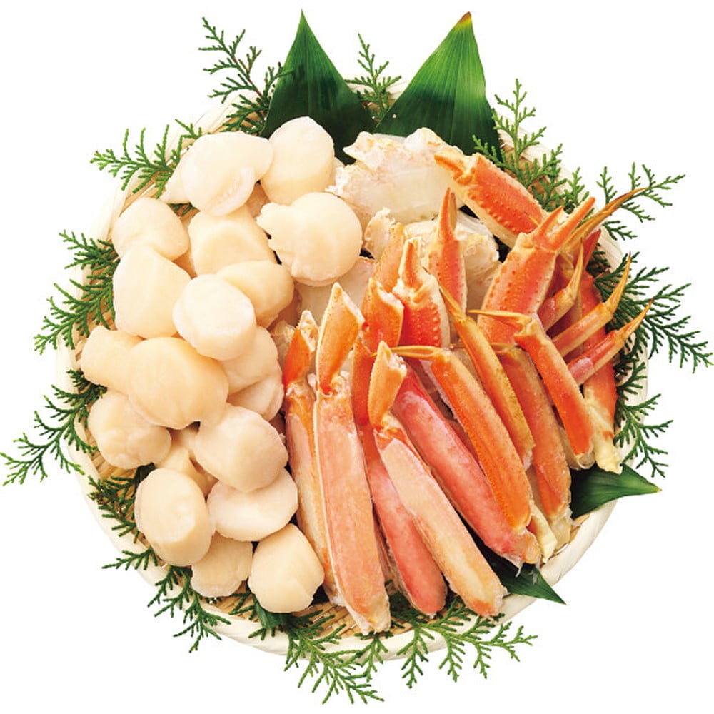 ◆【お歳暮限定】ボイルずわいがに&ほたて貝柱セット◇メーカー直送 ▼返品・キャンセル不可【他商品との同時購入不可】