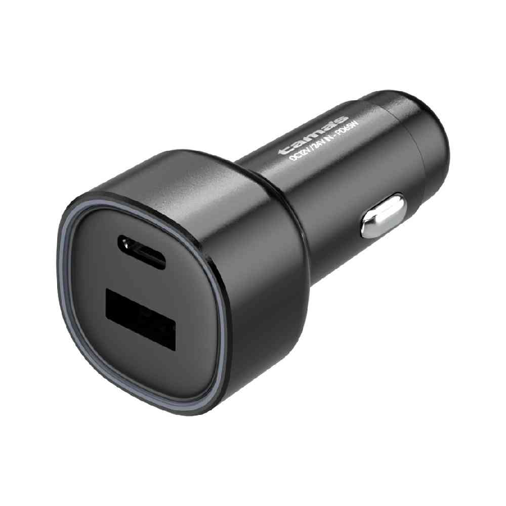 多摩電子工業 PD65W カーチャージャー USB-C+A TKP154UCK ブラック