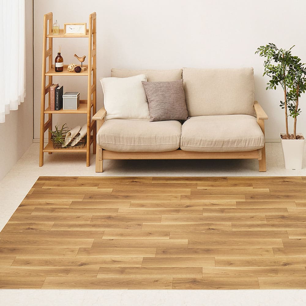 ペット対応 CF ラグ 約182×300cm オーク メーカー直送 ▽返品