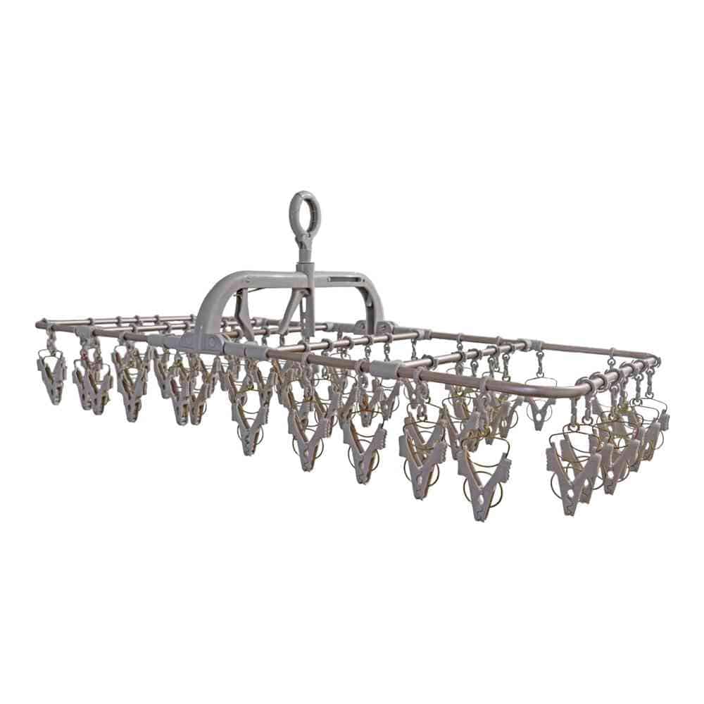 藤栄 ALUMI HANGER アルミランドリーハンガー 52ピンチ カッパーブラウン AL-003 カッパーブラウン