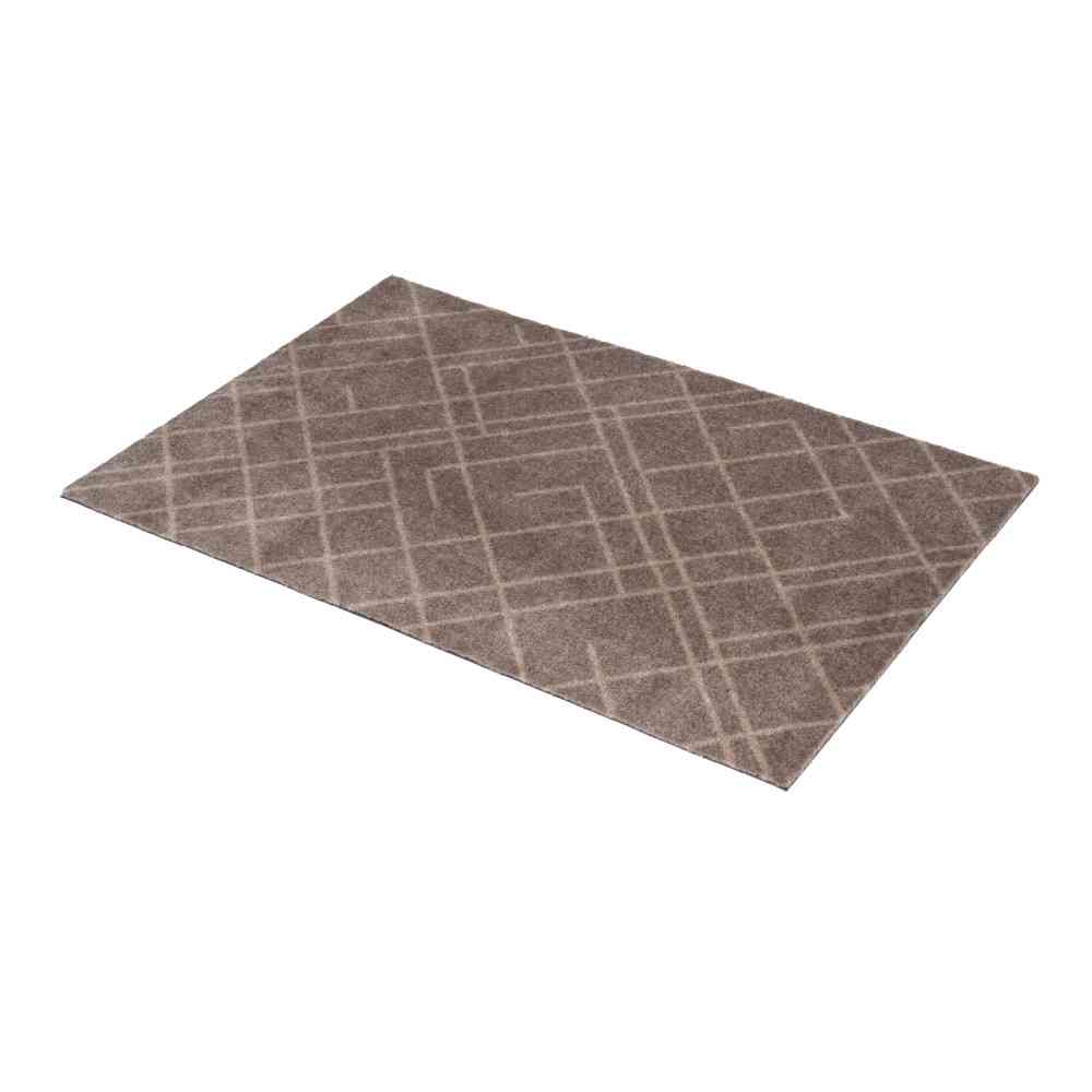 藤栄 tica copenhagen(チカ コペンハーゲン) フロアマット 60×90 LINES Beige/Sand