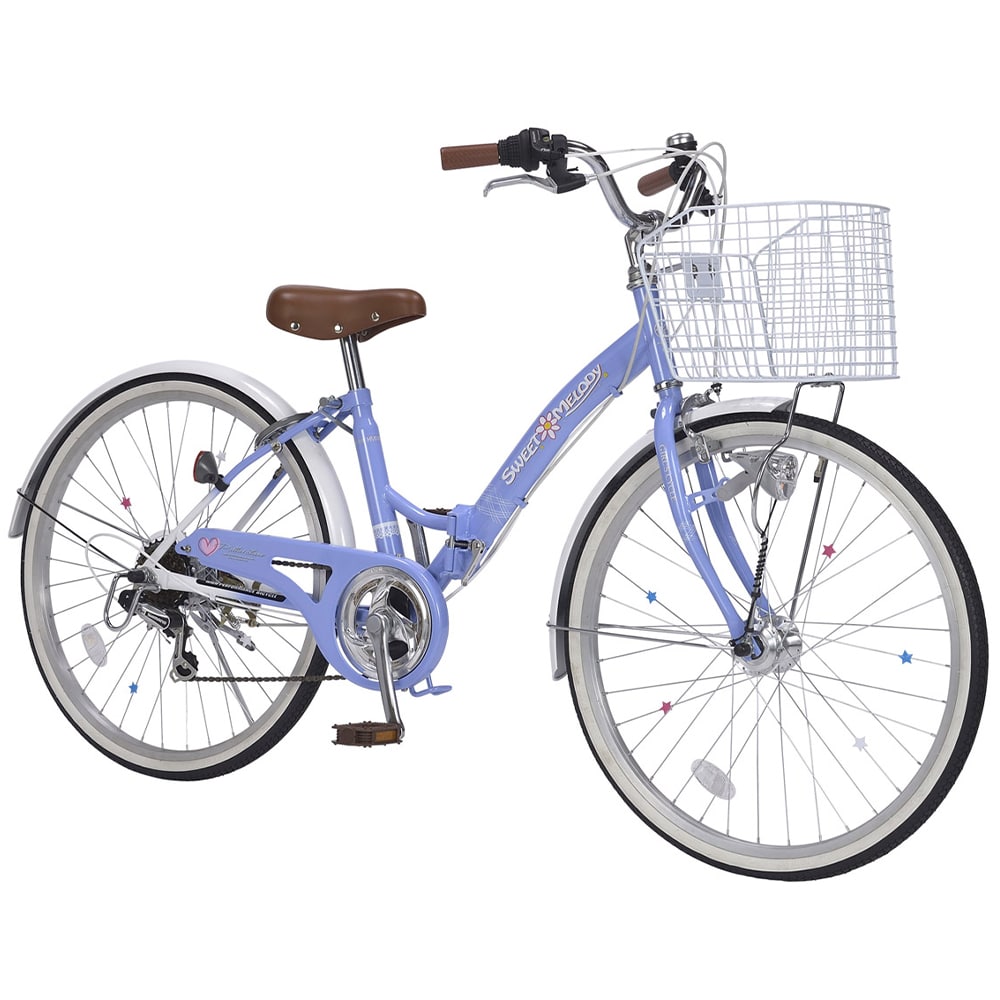 子供用自転車 24インチ 6段変速 オートライト M-804F メーカー直送▼返品・キャンセル不可【他商品との同時購入不可】