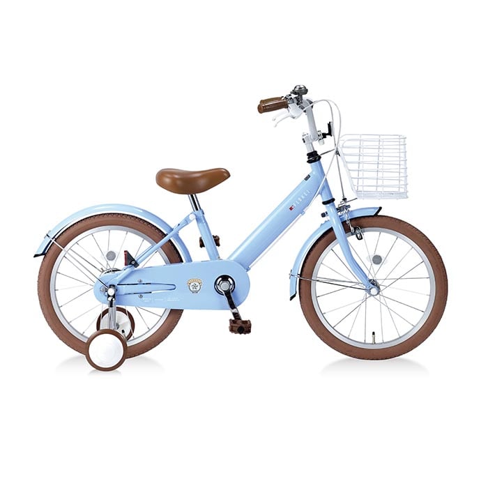 幼児用自転車 18インチ かご・補助輪付き MD-18 メーカー直送▼返品・キャンセル不可【他商品との同時購入不可】