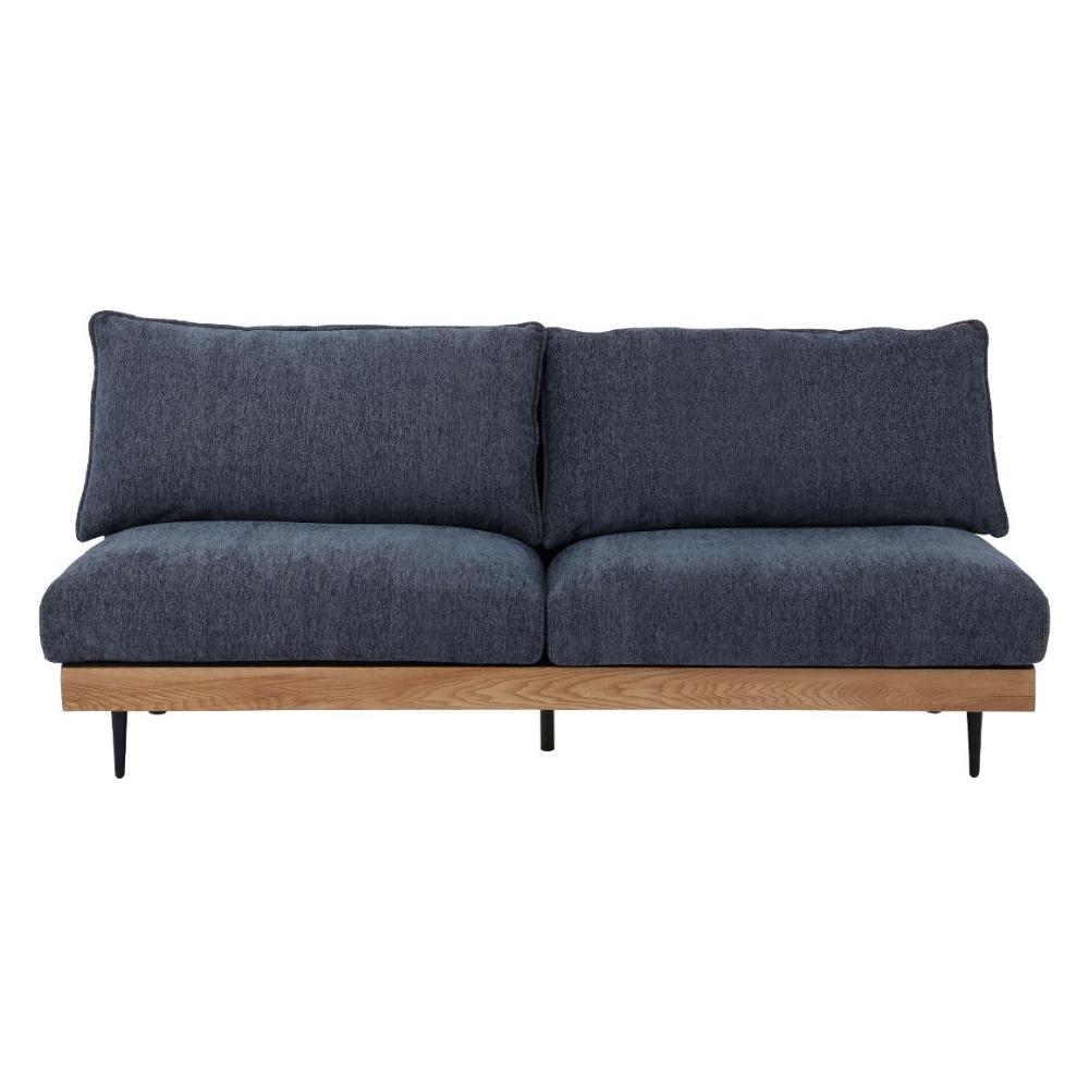 3人掛けソファ アリシア ダークグレー メーカー直送 ▼返品・キャンセル不可【他商品との同時購入不可】