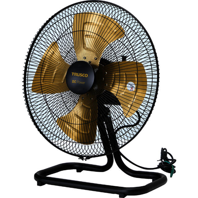 TRUSCO 全閉式工場扇 ジェネラルファン DC省エネ 据置きアルミハネ 【直送品】 返品・キャンセル・他商品と同時購入は不可