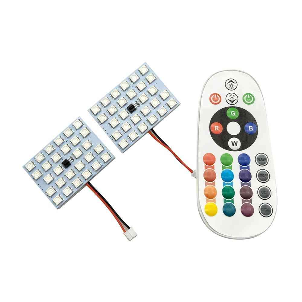 アークス レインボーリモコンLEDルームランプ LED28灯×2個 GRX-789