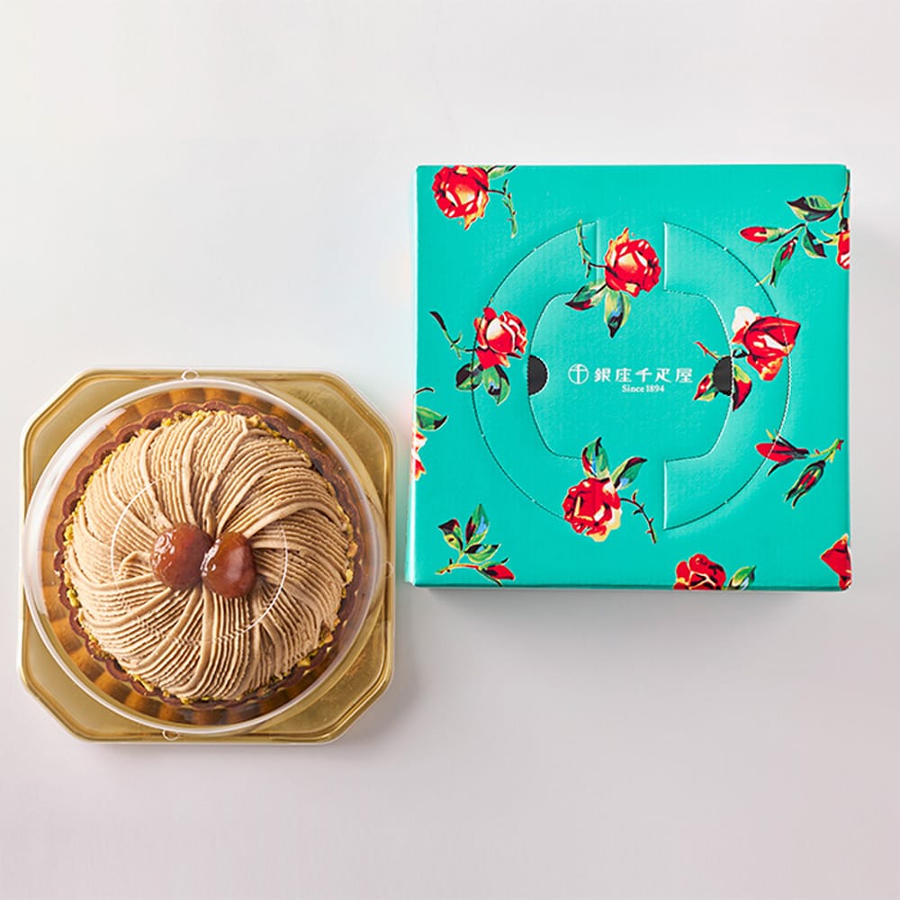 ◆銀座千疋屋 銀座タルト(モンブラン)×1箱 ◇メーカー直送▼返品・キャンセル不可【他商品との同時購入不可】