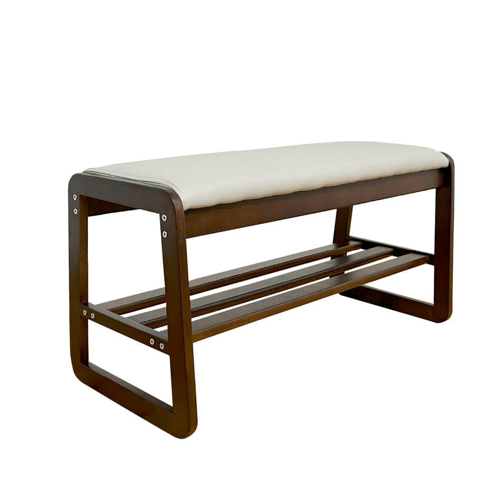 幅80cmシューズベンチBT-SHOE-BENCH-W80-BR メーカー直送 ▼返品・キャンセル不可【他商品との同時購入不可】