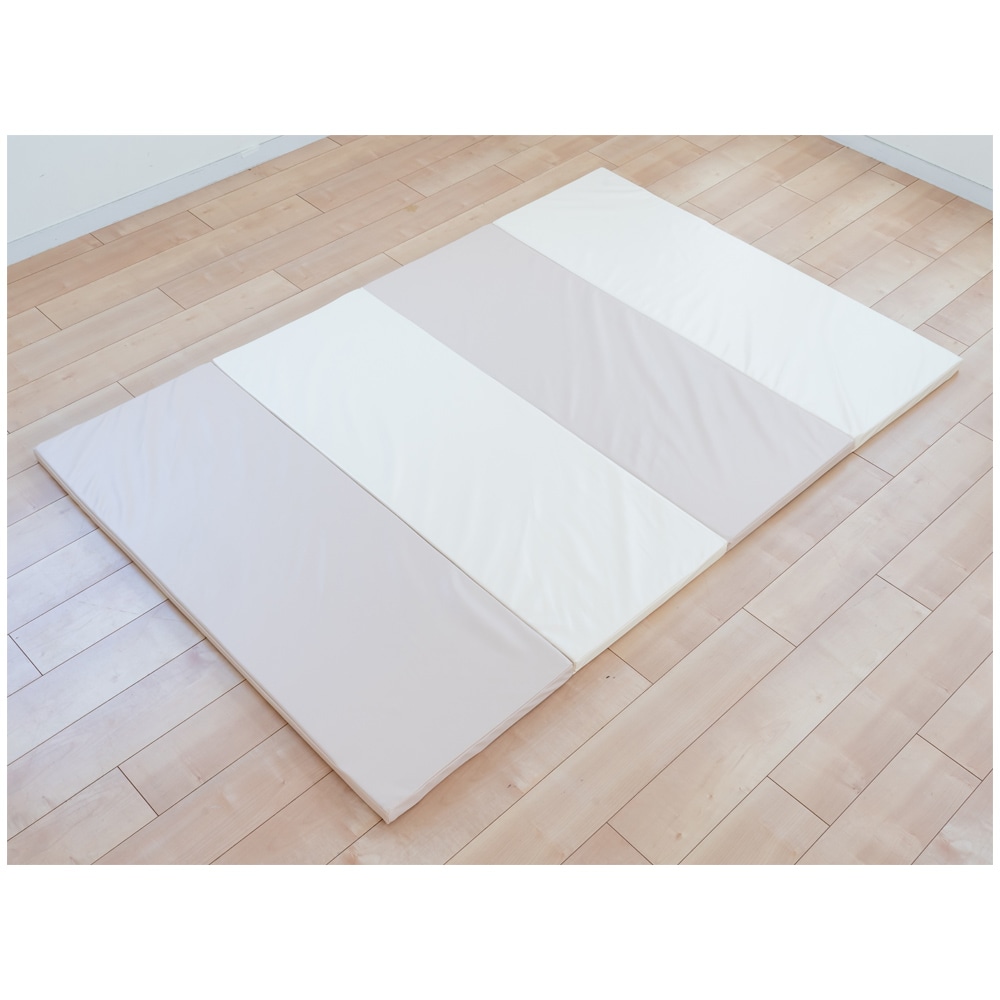 ベビープレイマット レギュラーサイズ ラテ×アイボリー メーカー直送 ▼返品・キャンセル不可【他商品との同時購入不可】