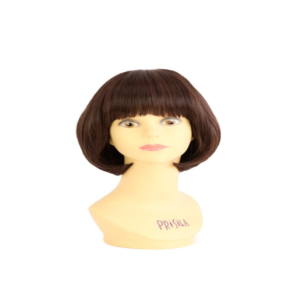 プリシラ オールウィッグ エアリーマッシュ 耐熱 マロンブラウン 【直送品】 返品・キャンセル・他商品と同時購入は不可