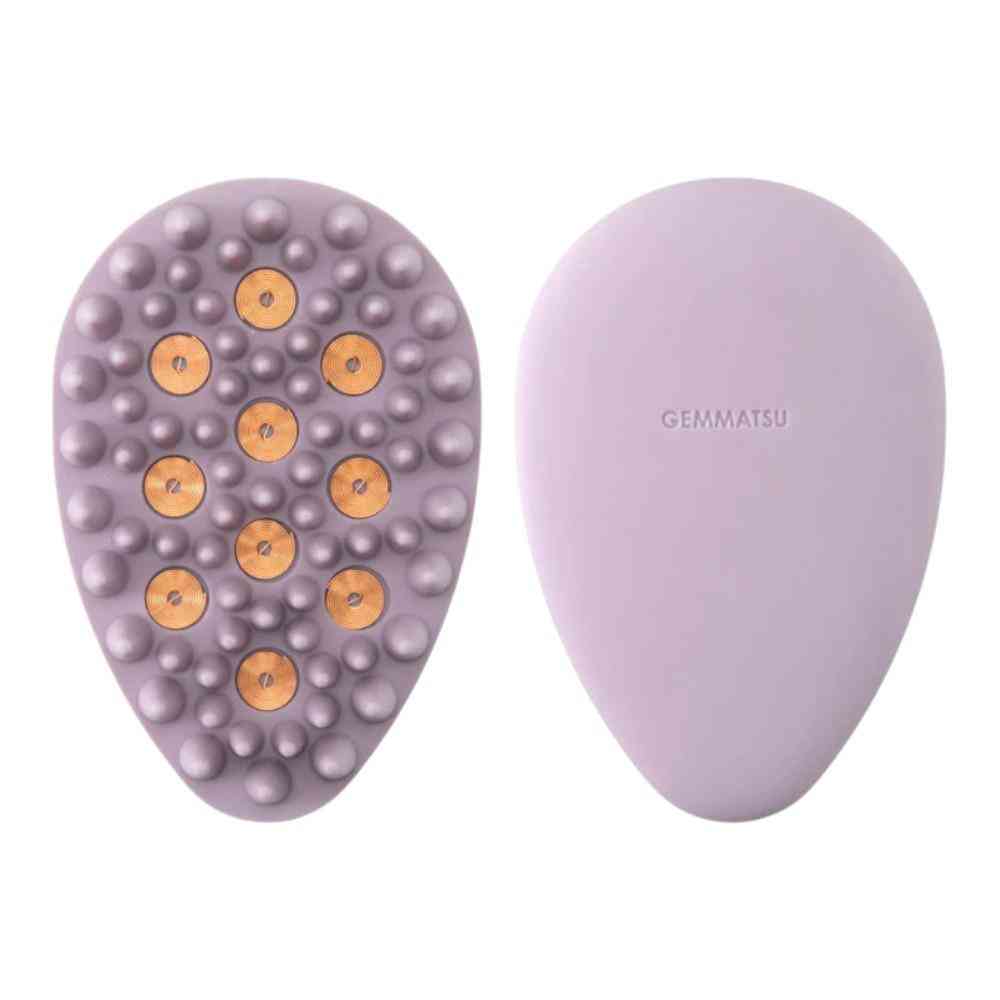 原末石鹸 G-ZERO COIL マイクロカレント イオンブラシ ラベンダーピンク 1個