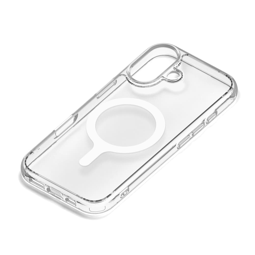 PGA iPhone 17用 MagSafe対応 ハイブリッドケース クリア PG-25AMH03CL 35g
