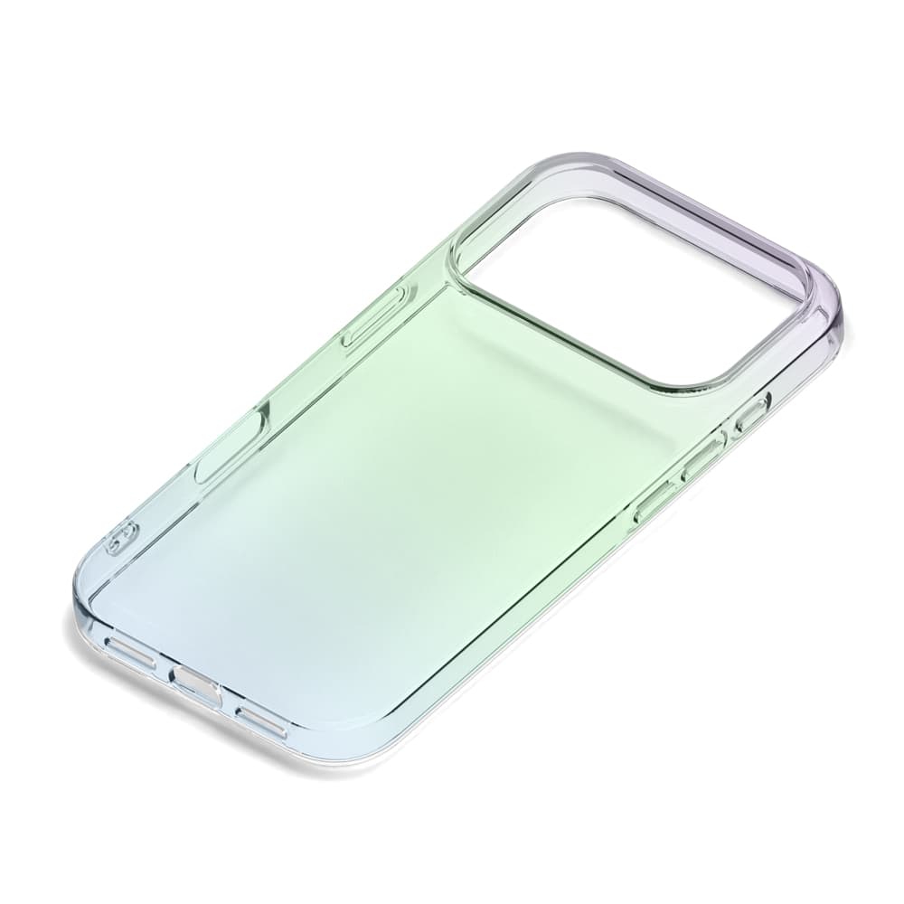 PGA iPhone 17 Pro用 クリアソフトケース オーロラ 25g