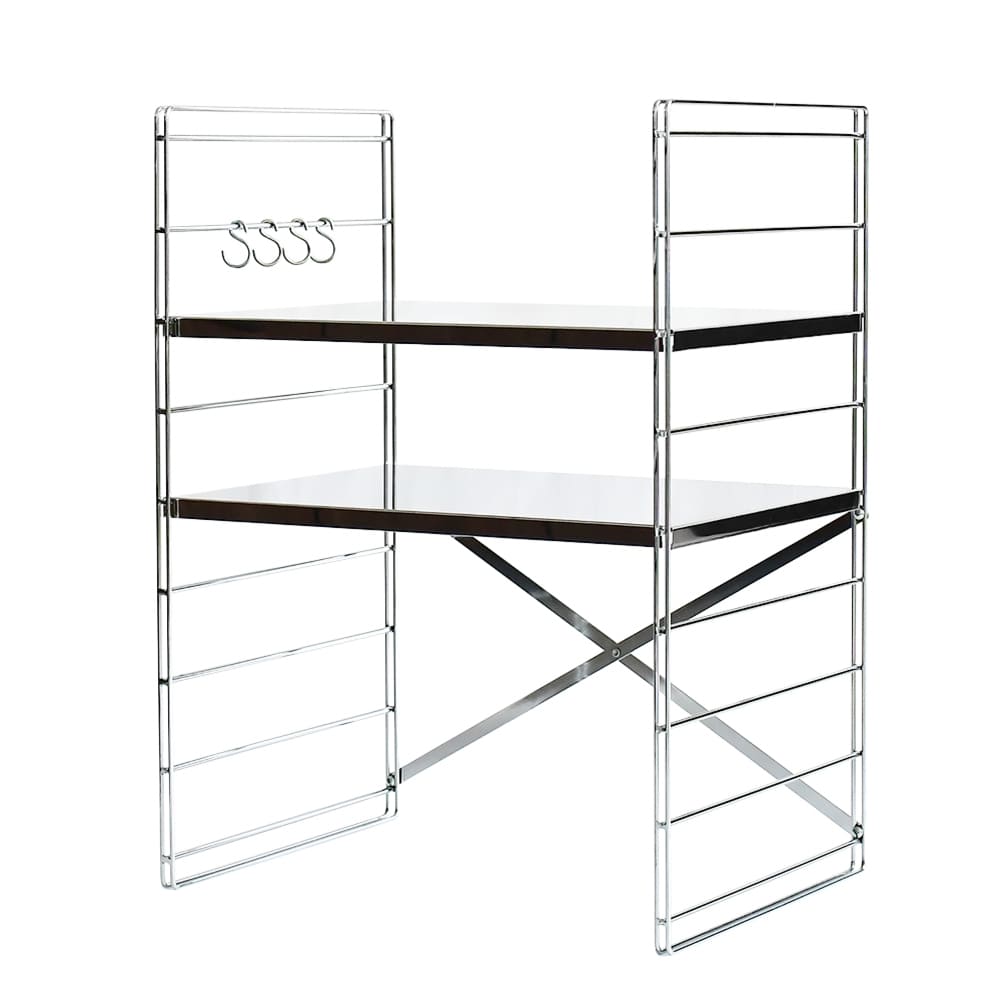 2330 ダブルフレームトースターラック45 2段 メーカー直送 ▼返品・キャンセル不可【他商品との同時購入不可】