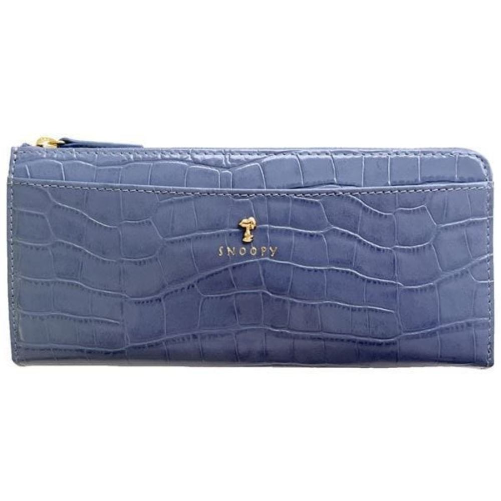 スヌーピーLC クロコ マチ付LF束入 ブルーベリ SN0106 メーカー直送 ▼返品・キャンセル不可【他商品との同時購入不可】