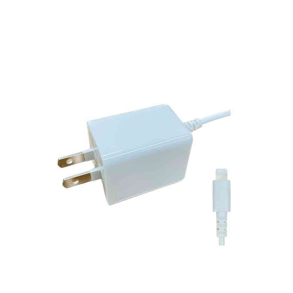 オズマ LIGHTNING用AC充電器 1.0M 2.4A ホワイト