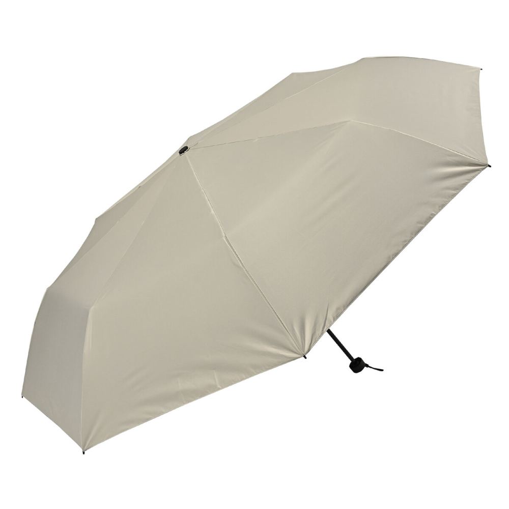 晴雨兼用 折傘 65cm ピーチドロップ遮光 51984BG メーカー直送 ▼返品・キャンセル不可【他商品との同時購入不可】