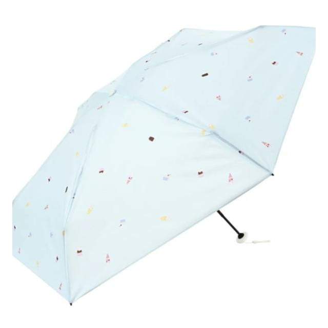 晴雨兼用日傘 折りたたみ傘 ポケラ アイス 軽量5段 50cm SX 【直送品】 返品・キャンセル・他商品と同時購入は不可