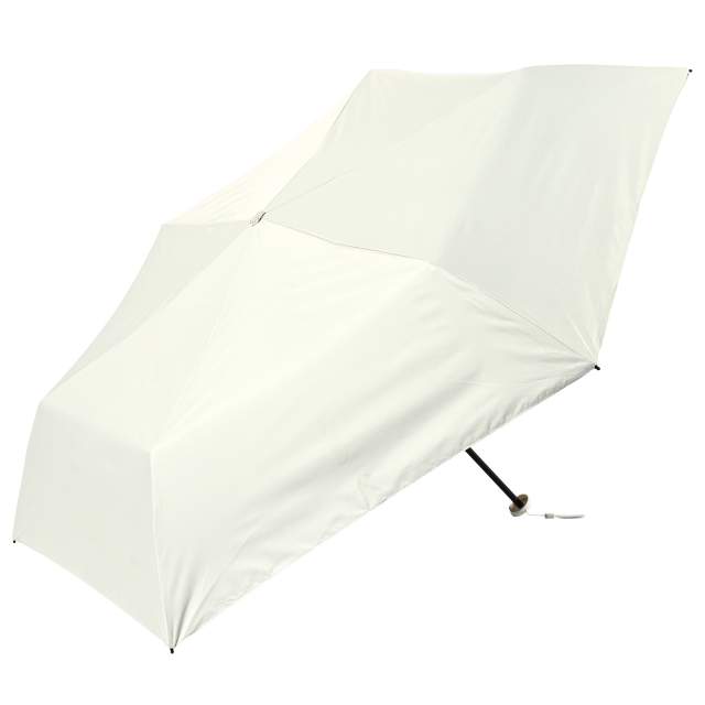 遮光率100% 晴雨兼用日傘 折畳傘 ソラニ 軽量50cm オフWHT 【直送品】 返品・キャンセル・他商品と同時購入は不可