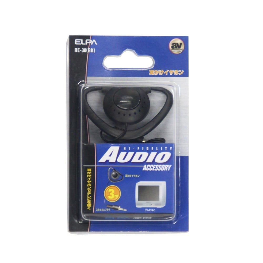 エルパ ELPA 耳掛イヤホン RE-30