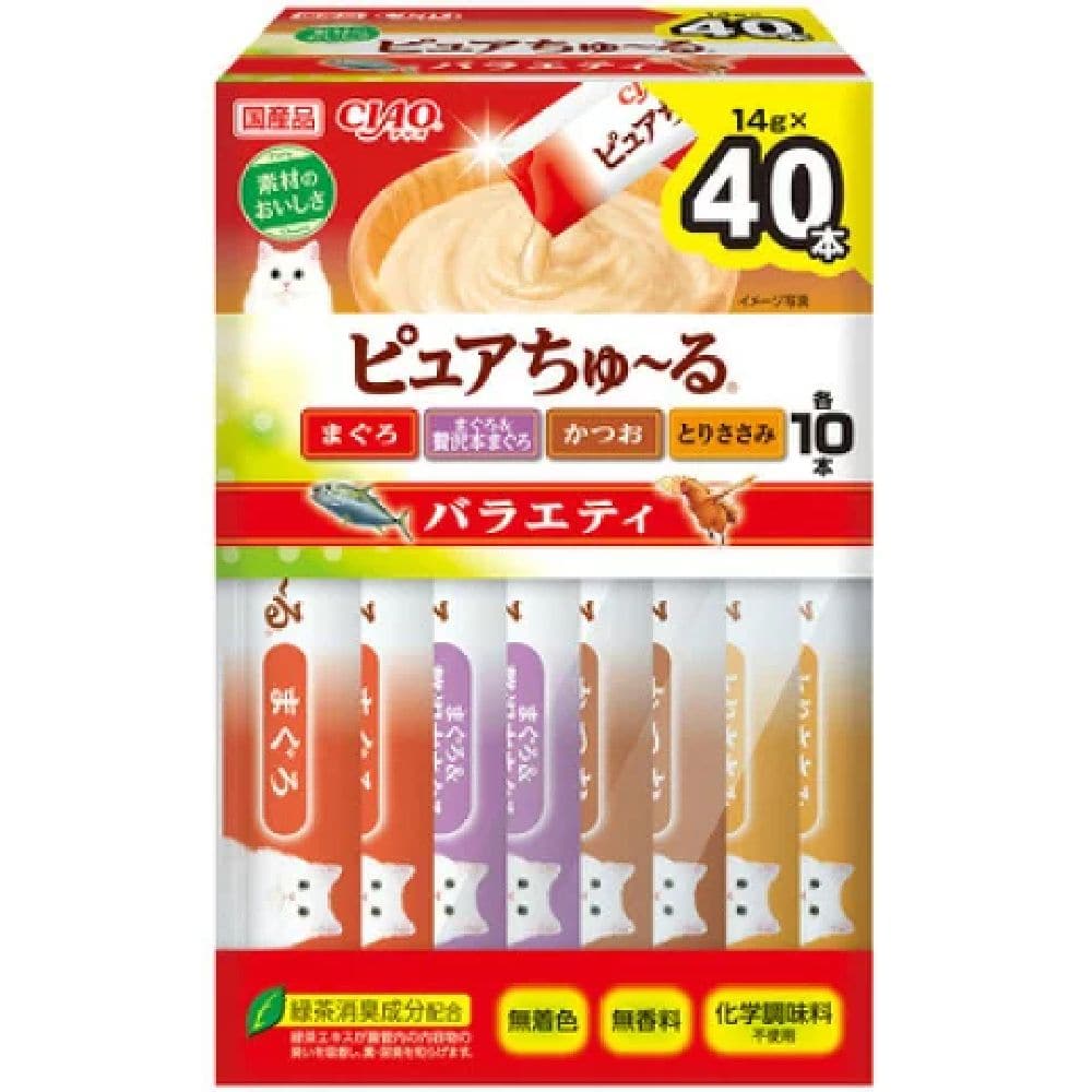 ピュアちゅーる(BOX)バラエティ 14g×40P
