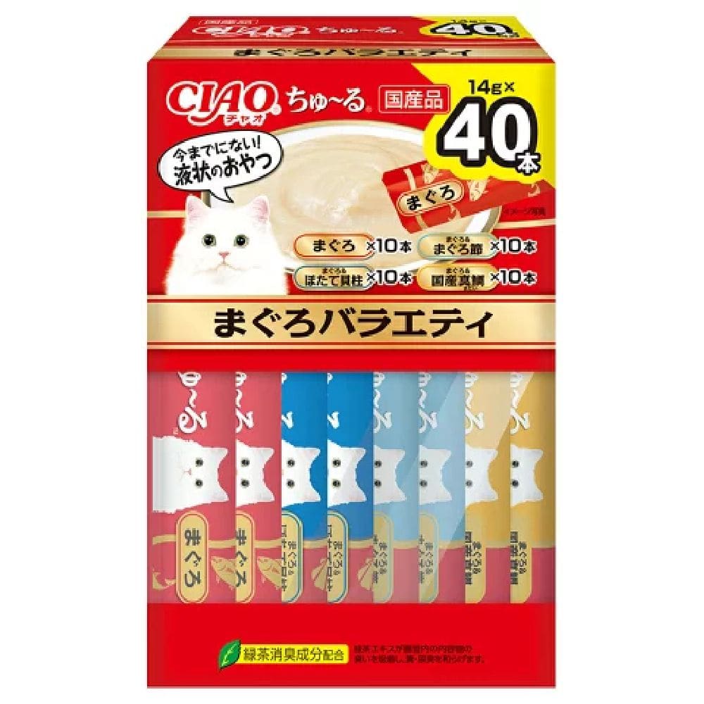 ちゅーるまぐろバラエティ 14g×40P